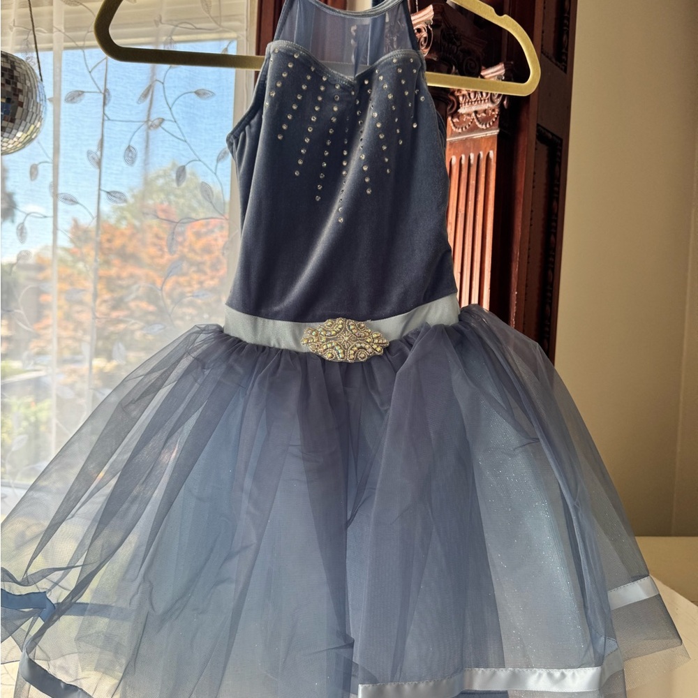 Weissman blue dance costume. IC ballet, lyrical solo